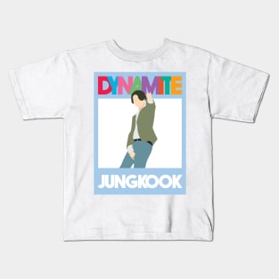 BTS DYNAMITE JUNGKOOK Kids T-Shirt